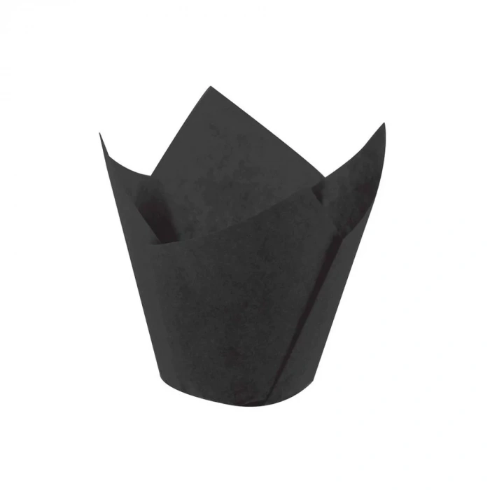 Muffin Cupcake Mini Kek Kalıbı Kapsülü (siyah) Tulip - 200 Adet