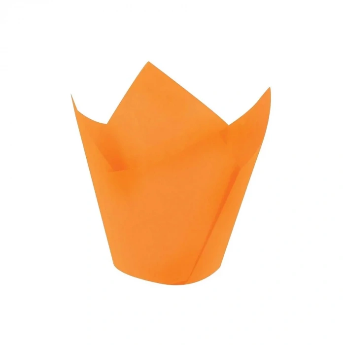 Muffin Cupcake Mini Kek Kalıbı Kapsülü (turuncu) Tulip - 200 Adet