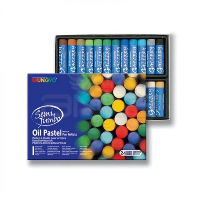 Mungyo  Semi Jumbo Oil Pastel 24 Renk