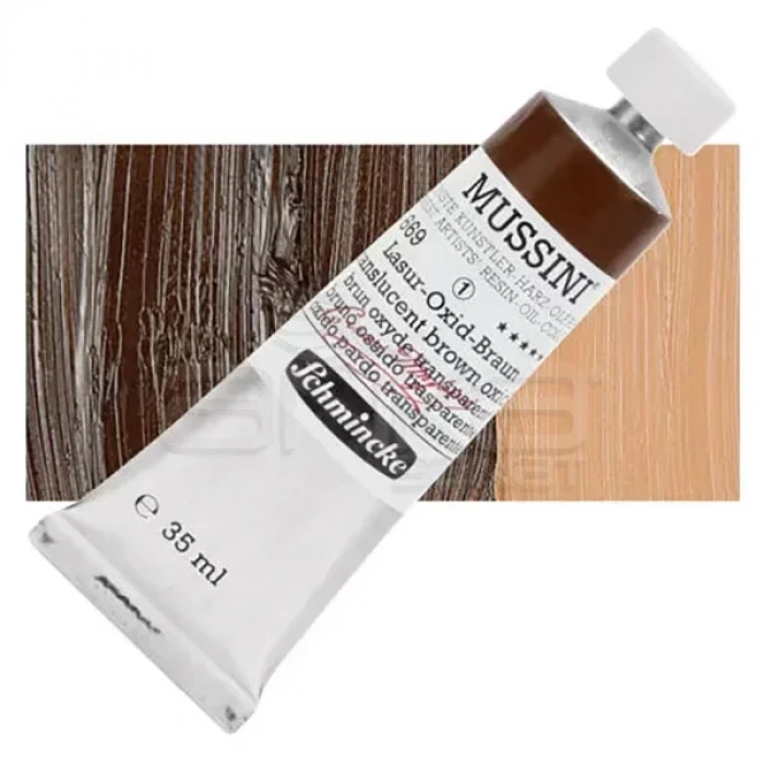 Mussini 35ml Yağlı Boya Seri:1 No:669 Translucent Brown Oxide