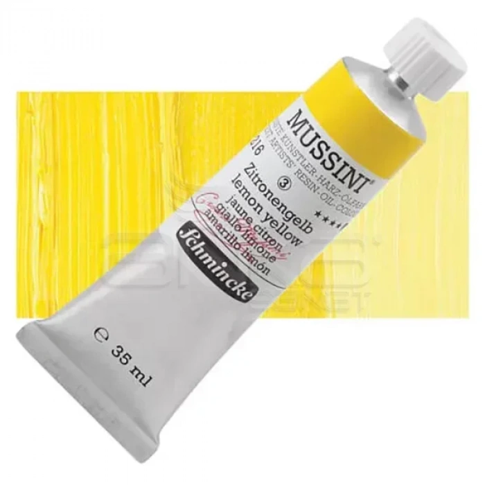 Mussini 35ml Yağlı Boya Seri:3 No:216 Lemon Yellow