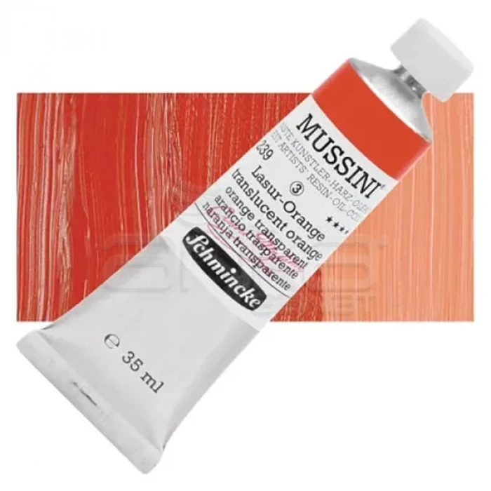 Mussini 35ml Yağlı Boya Seri:3 No:239 Translucent Orange