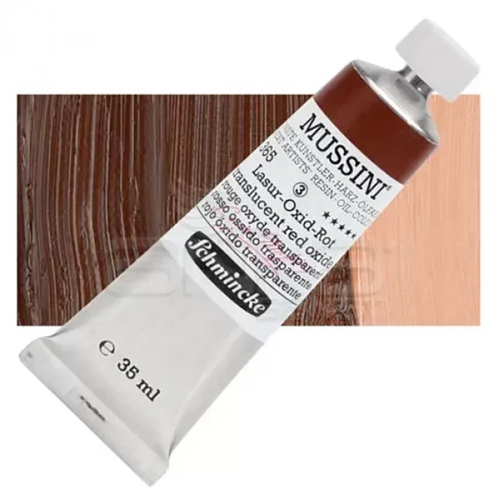 Mussini 35ml Yağlı Boya Seri:3 No:365 Translucent Red Oxide