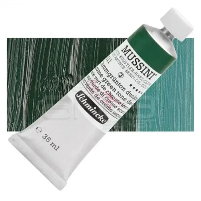 Mussini 35ml Yağlı Boya Seri:3 No:511 Chrome Green Tone Deep