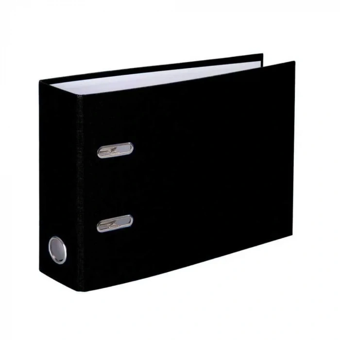 My File Geniş Plastik Telgraf A5 Boy Klasör Siyah