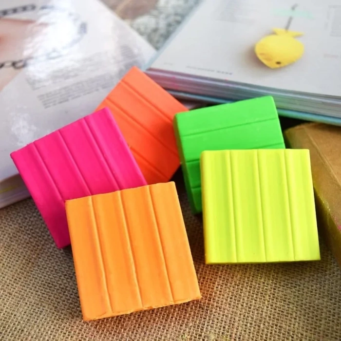 Nara Polimer Kil 55 Gram Pm50 Neon Red