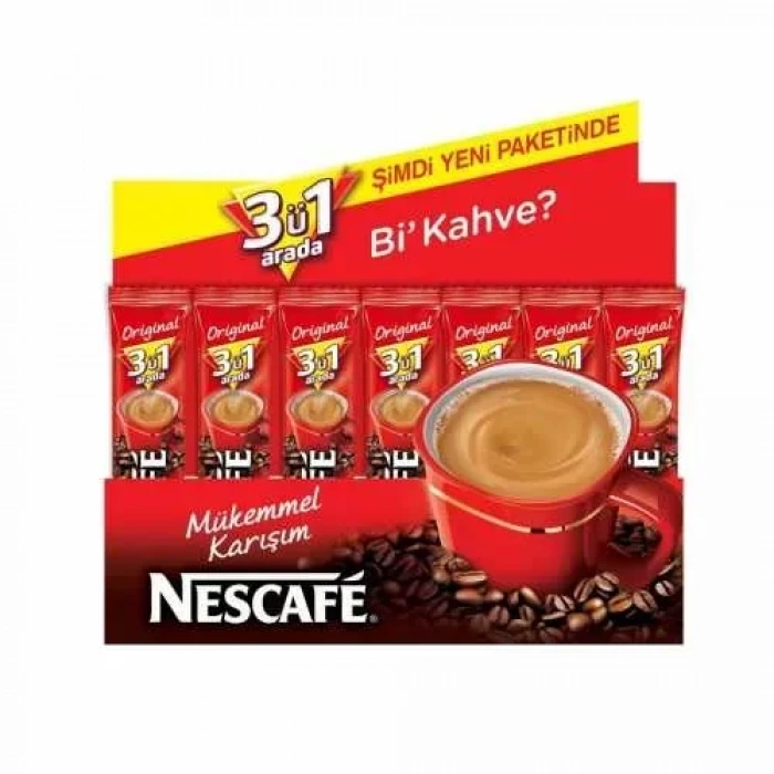 Nescafe 3 Ü 1 Arada Özel Karışım Kahve (72 Li Kutu)