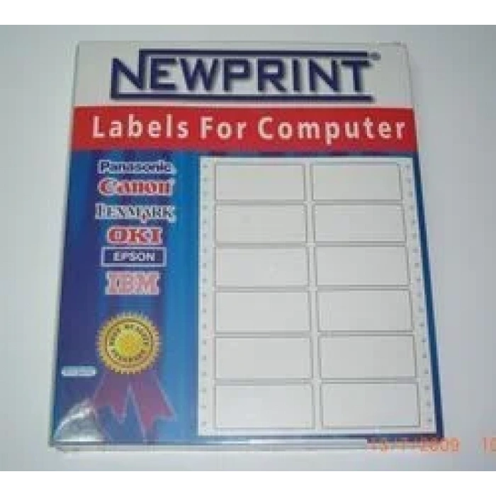 Newprınt Bılgısayar Etıketı 17x25 Sureklı Form