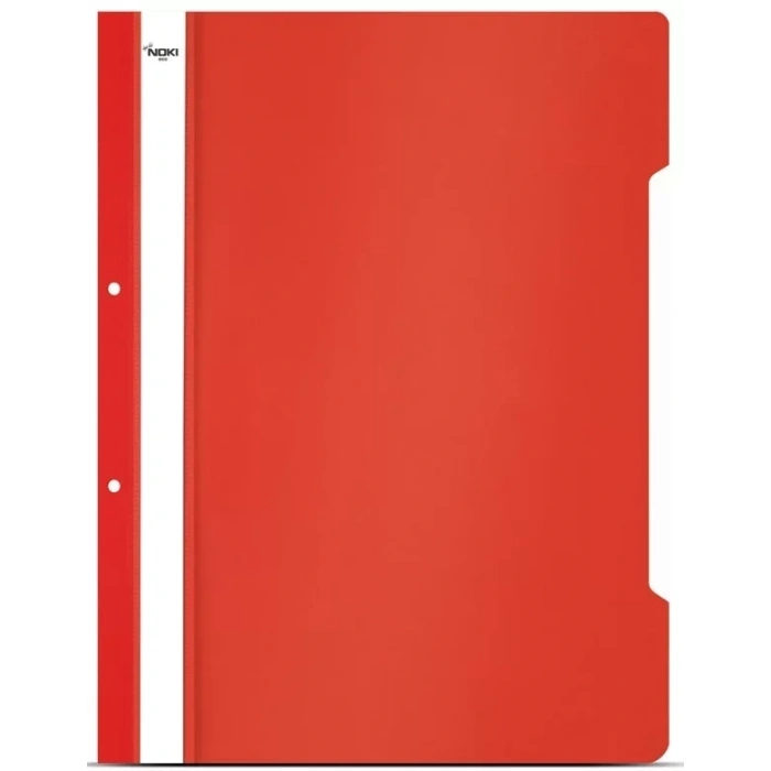 Noki 4828 Eco Plastik Telli Dosya Kırmızı (50 li Paket)
