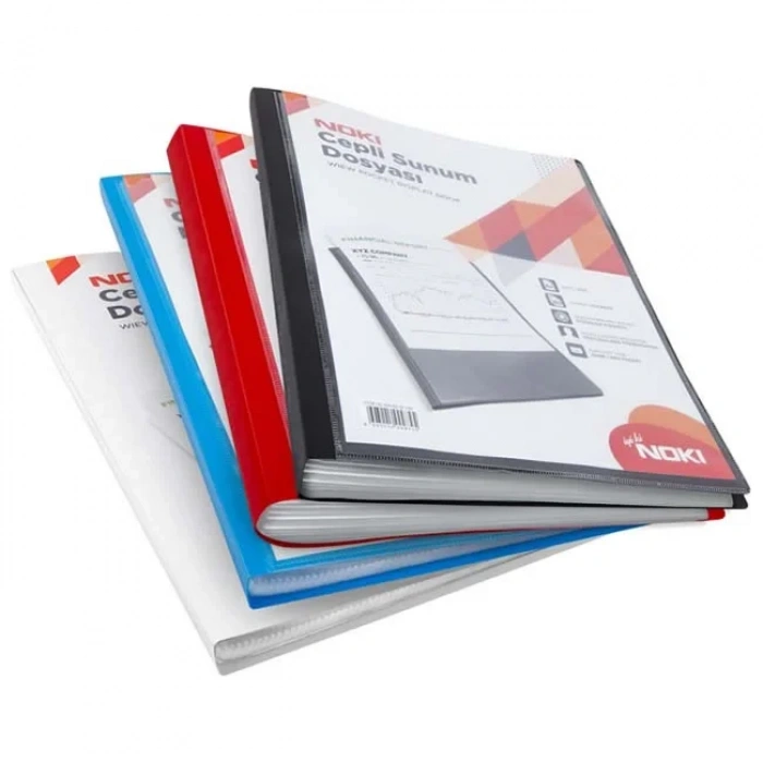 Noki 64160-n Cepli Sunum Dosyası A4 Beyaz 60lı