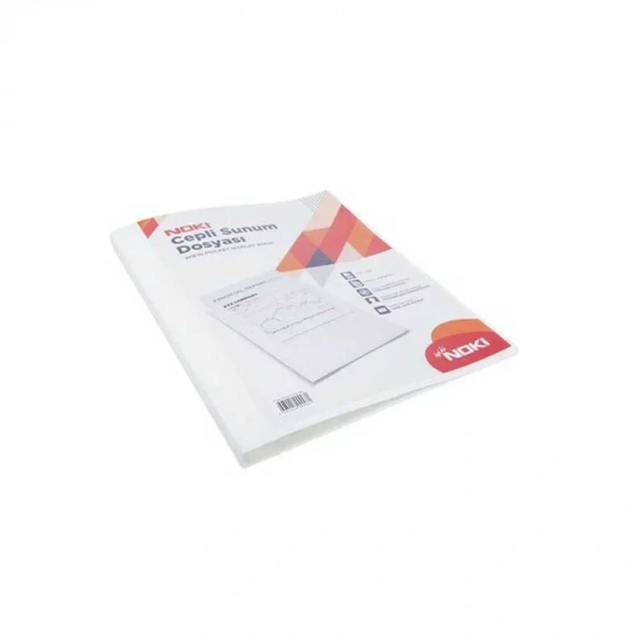 Noki Cepli Sunum Dosyası 20 Yapraklı A4 Krem