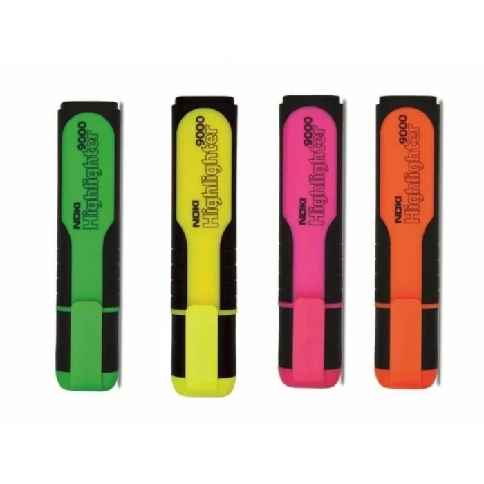 Noki Fosforlu Kalem Sarı Yeşil Turuncu Pembe  4 lü Paket