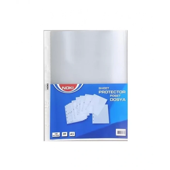 Noki Poşet Dosya A5 Küçük Boy (100 Lü Paket)