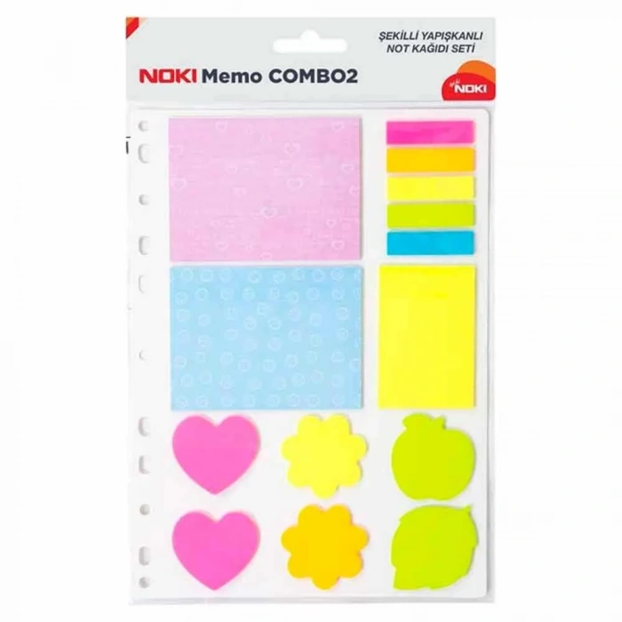 Noki Yapışkanlı Not Kağıdı Memo Combo 2