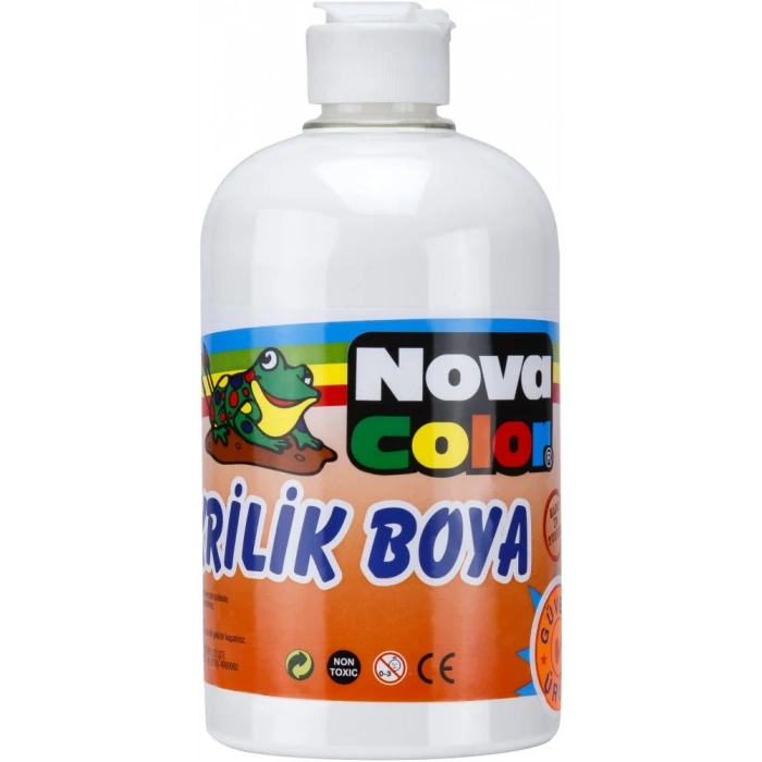 NOVA COLOR AKRİLİK BOYA 500 ml BEYAZ NC-385