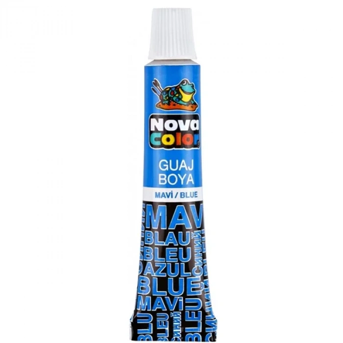 Nova Color Guaj Boya Tüp 12 Lİ Mavi NC-117