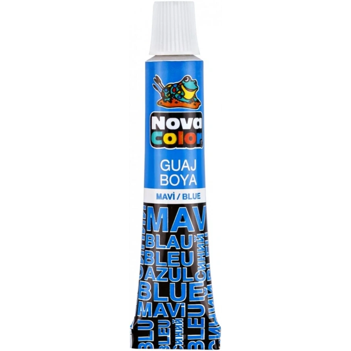 NOVA COLOR GUAJ BOYA TÜP MAVİ NC-117