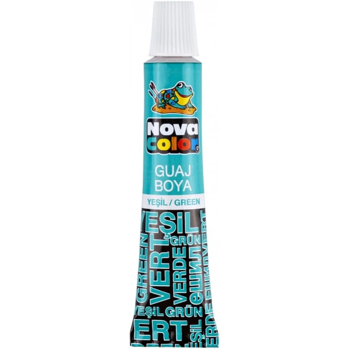NOVA COLOR GUAJ BOYA TÜP YEŞİL NC-118