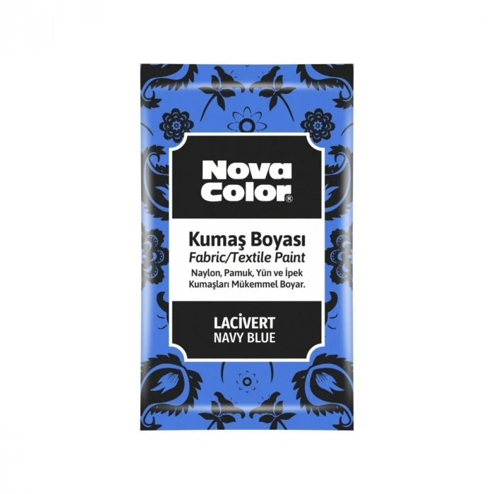 Nova Color Kumaş Boyası Toz 12gr Lacivert