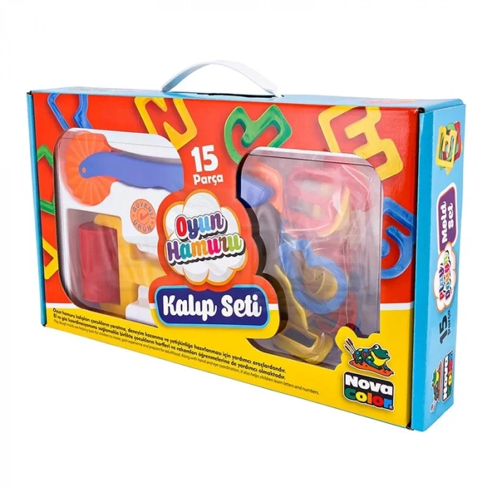 Nova Color Oyun Hamuru 15 Parça Kalıp Seti Nc-850