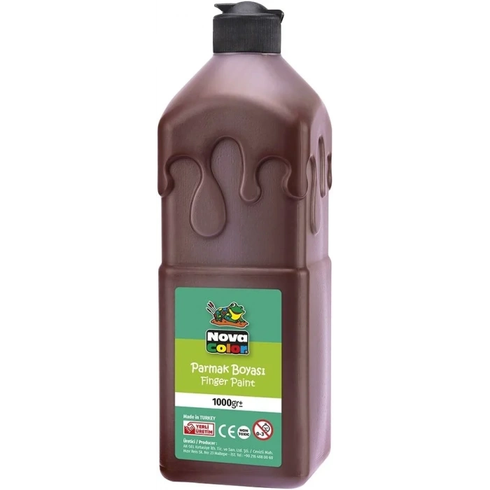 Nova Color Parmak Boyası 1000 gr. KAHVERENGİ