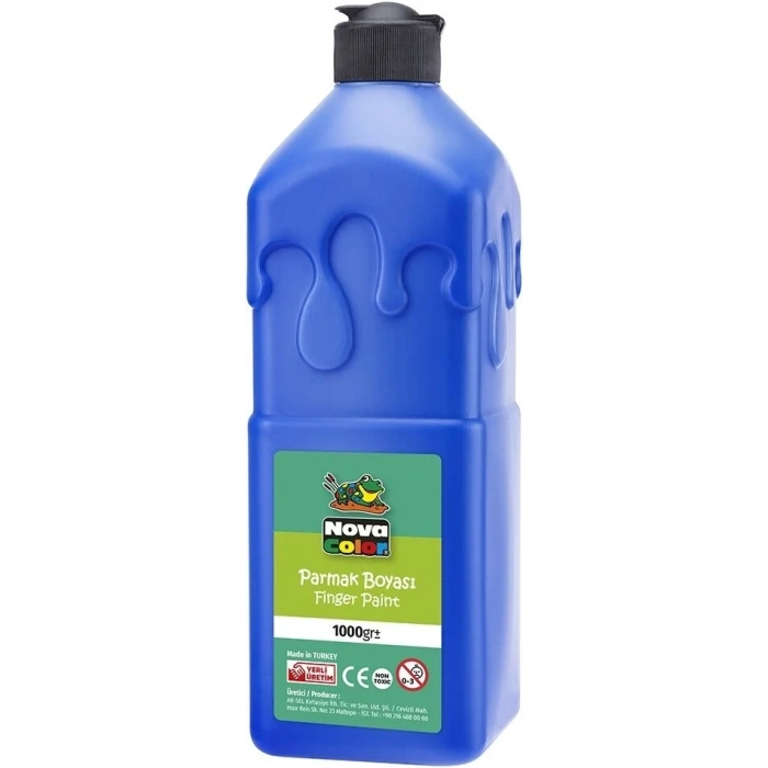 Nova Color Parmak Boyası 1000 gr. MAVİ