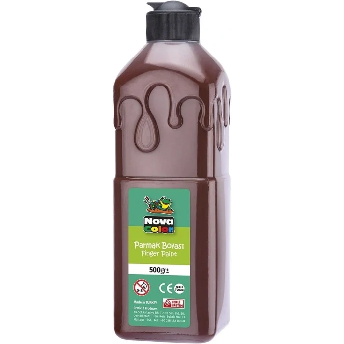 Nova Color Parmak Boyası 500 gr. KAHVERENGİ