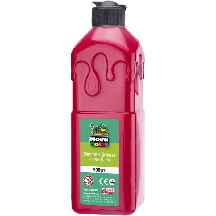 Nova Color Parmak Boyası 500 gr. KIRMIZI