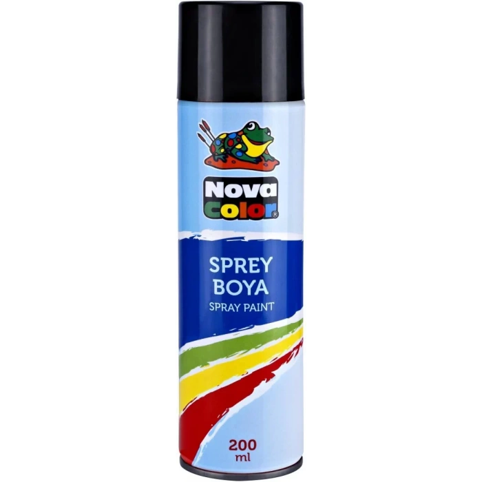 Nova Color Sprey Boya Siyah Nc-805