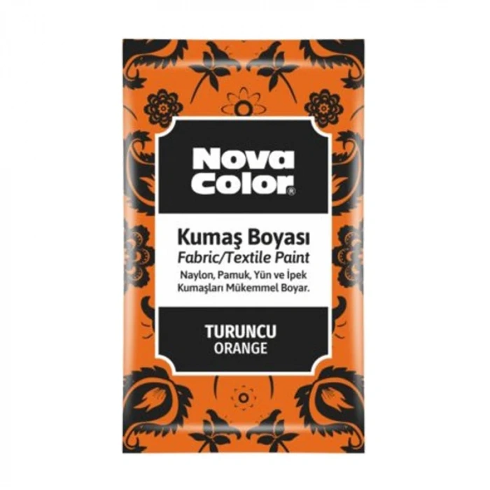 Nova Color Toz Kumaş Boyası 12g Turuncu