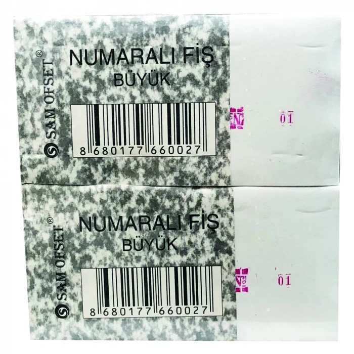 NUMARALI FİŞ BÜYÜK DÜZİNE