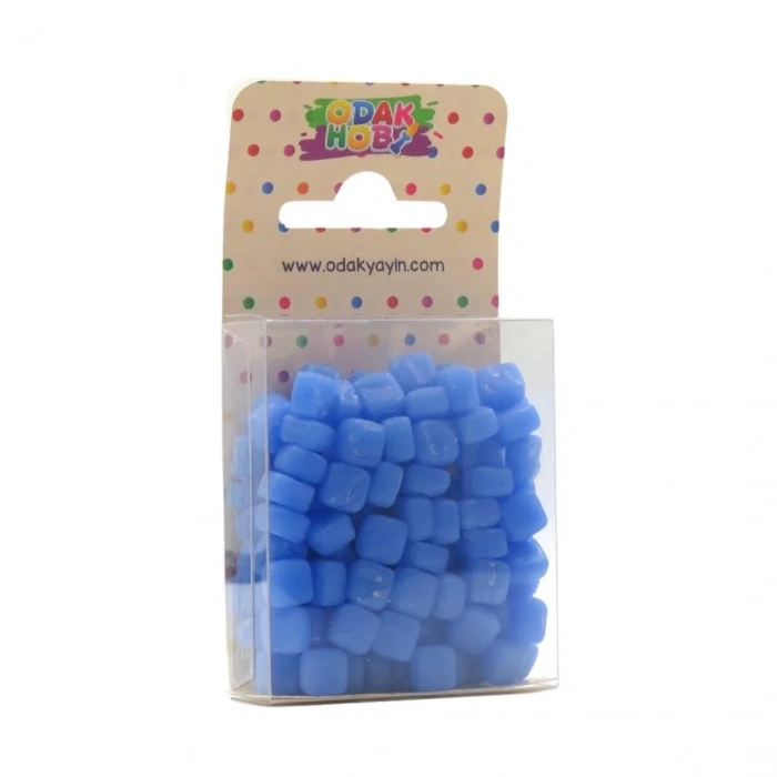 Odak Hobi Mozaik Taşı 75gr 4-7mm Mavi