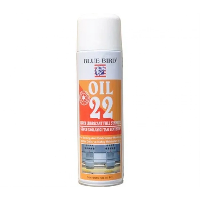 Oil 22 Sentetik Yağlayıcı Sprey 500ml / BLUE.028