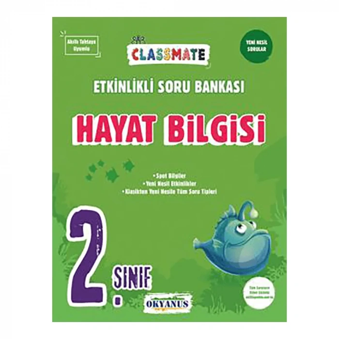 Okyanus  2.Sınıf Classmate Hayat Bilgisi Soru Bankası