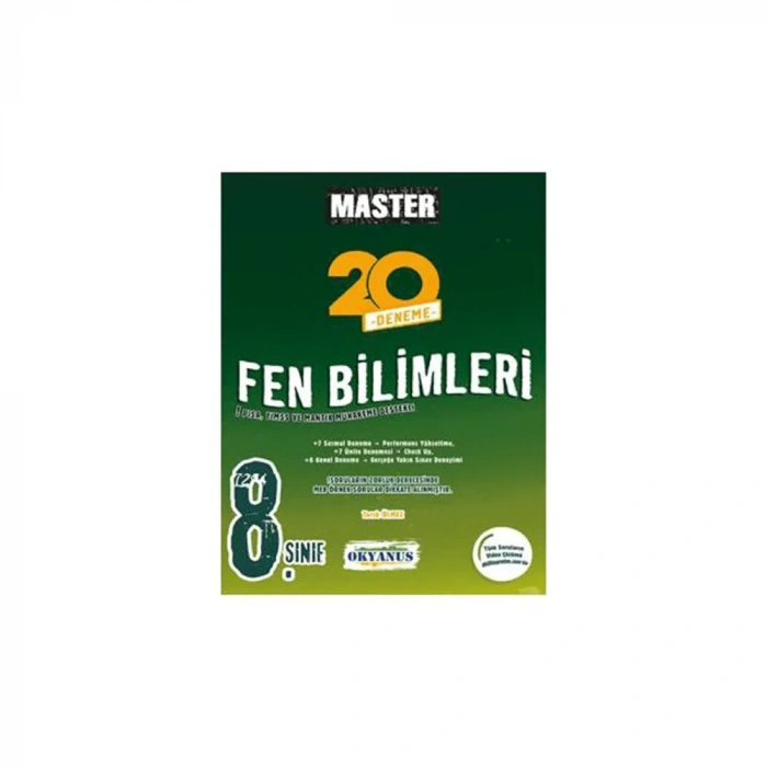 Okyanus  8. Sınıf Master 20 Fen Bilimleri Denemesi 2022