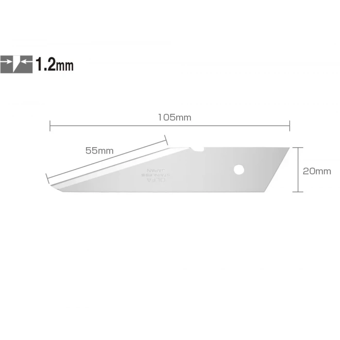 Olfa Ckb-2 Tek Yönlü Maket Bıçağı Yedeği (2 Li)
