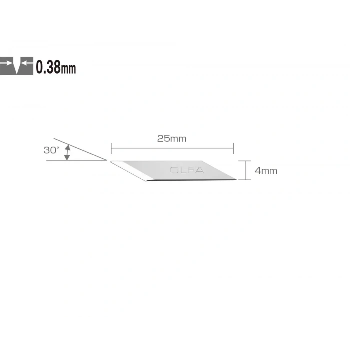 Olfa Kb-5/30 Kretuar Bıçağı Yedeği 30lu Tüp