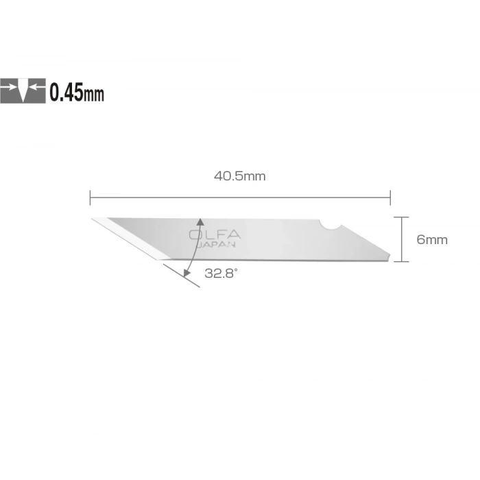 Olfa Kb Maket Bıçağı Yedeği (25 Li)