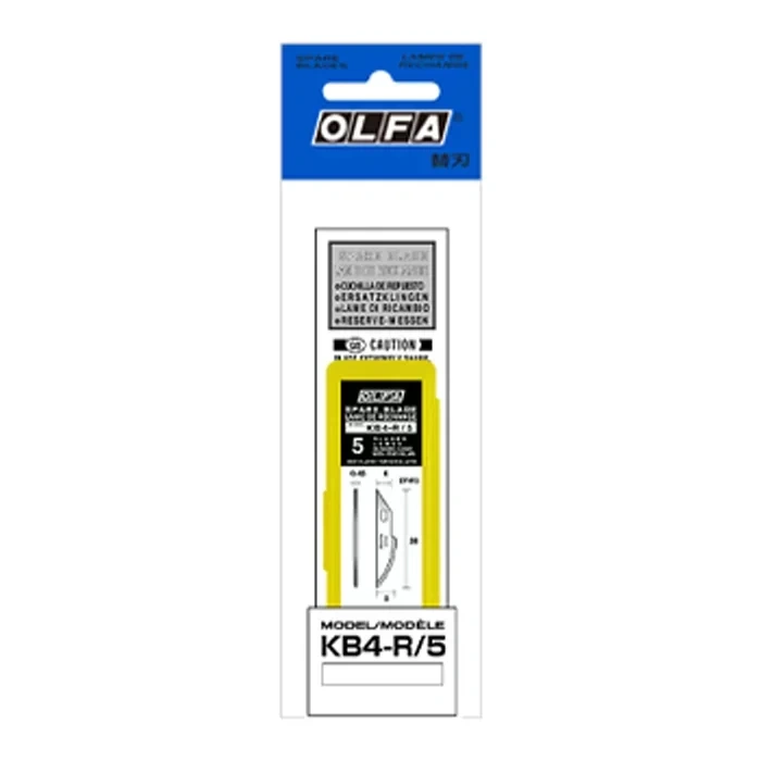 OLFA KB4-R/5 Maket Bıçağı Yedeği (5 li)