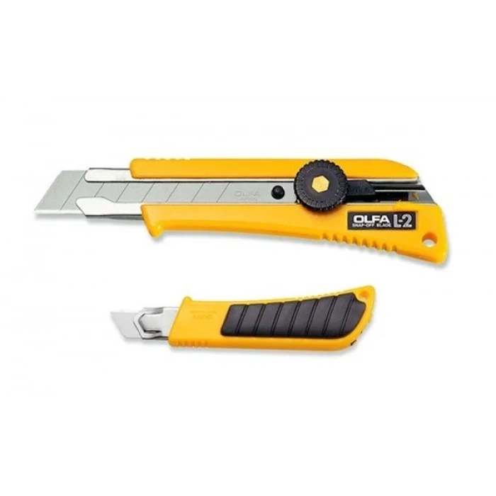 Olfa L-2 Maket Bıçağı Kaymayı Önleyeci Özel Kauçuk Kaplamalı Dizayn