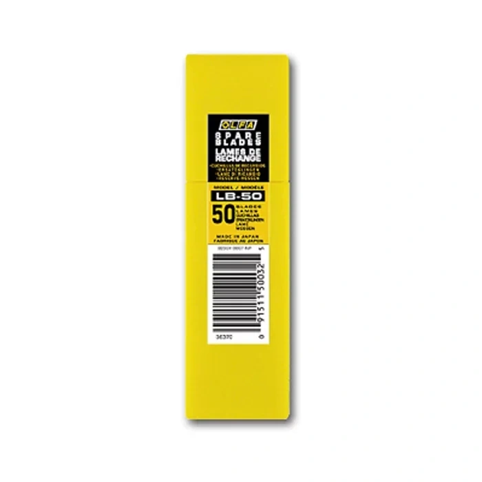 Olfa Lb-50 Standart Geniş Maket Bıçağı Yedeği (50 Li)
