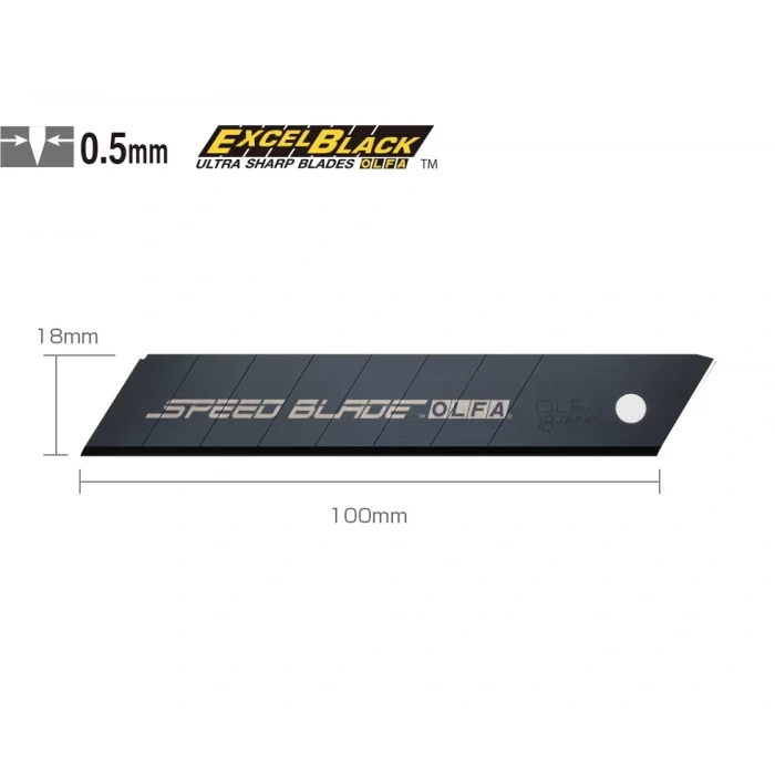 Olfa Lfb-5b Florin Kaplı Geniş Maket Bıçağı Yedeği (5 Li Tüp)