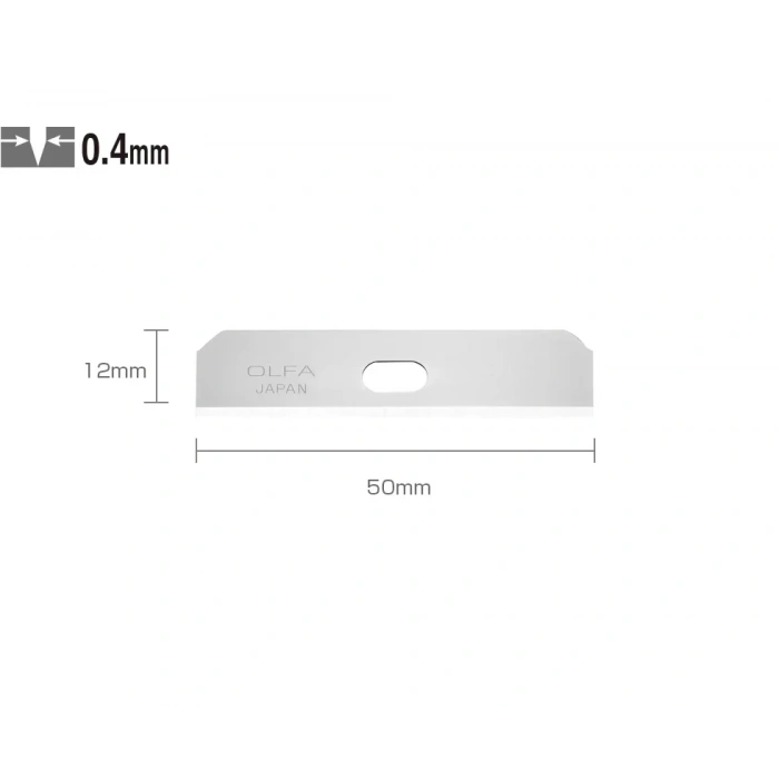 Olfa Skb-7/10b Çift Yönlü Emniyetli Maket Bıçağı Yedeği (10 Lu)