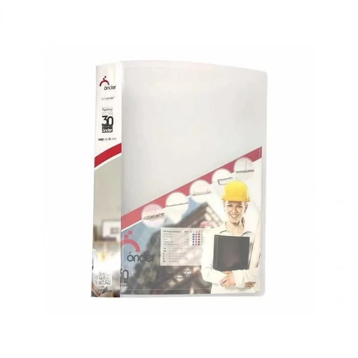 Önder 1104-0 Halkalı Dosya 4 Halkalı Buzlu Şeffaf