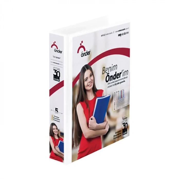 Önder 2009-5 2 Halkalı D Mekanizmalı Klasör A4 90mm Beyaz