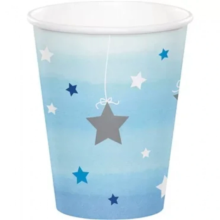 One Little Star Mavi 8 Li Bardak