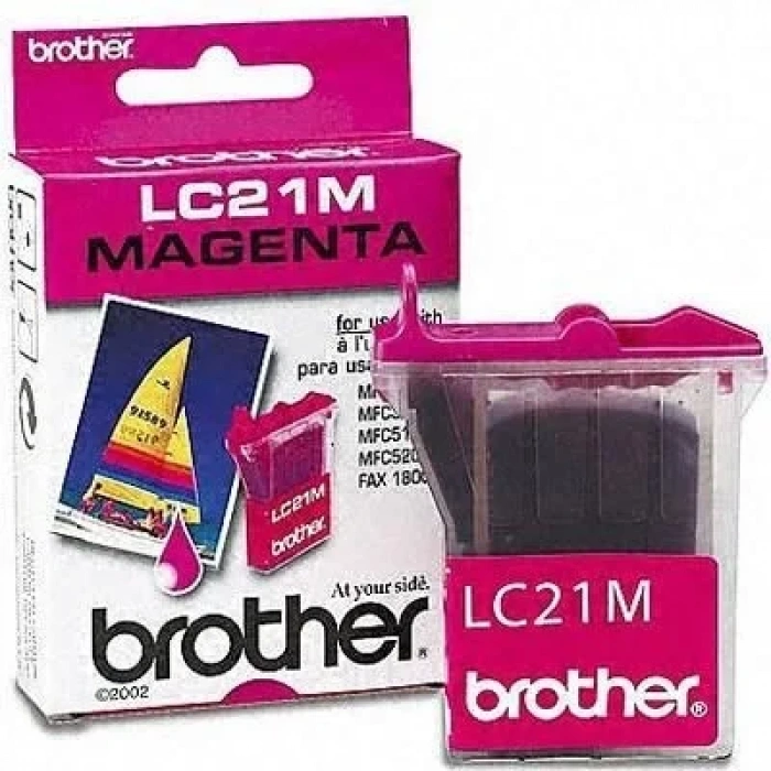 OUTLET BROTHER LC21M KIRMIZI ORJİNAL KARTUŞ 400 SAYFA (MFC 3100C MFC 580 MFC 890 MFC 5200C)