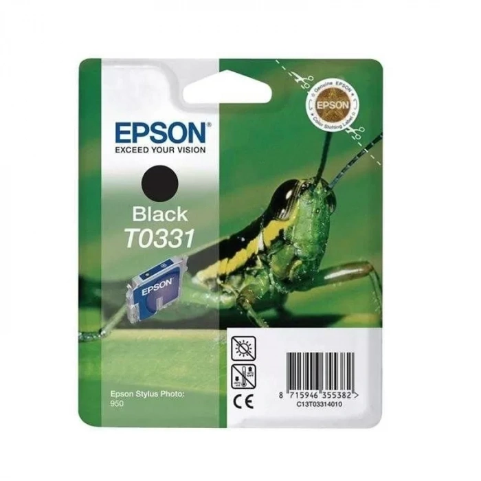 Outlet Epson T0331 C13t03314020 Siyah Orjinal Kartuş 620 Sayfa (photo 950 960)