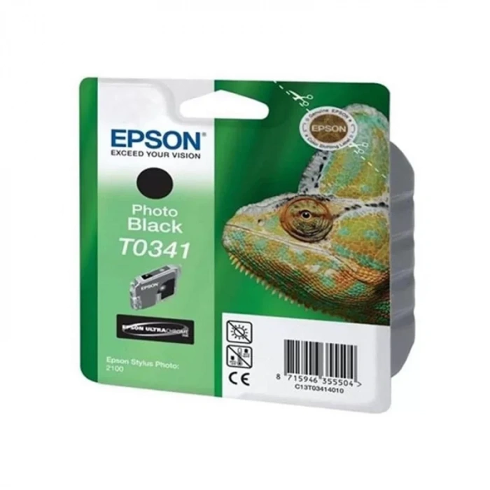 Outlet Epson T0341 C13t03414020 Foto Siyah Orjinal Kartuş 620 Sayfa (photo 2100 2200)