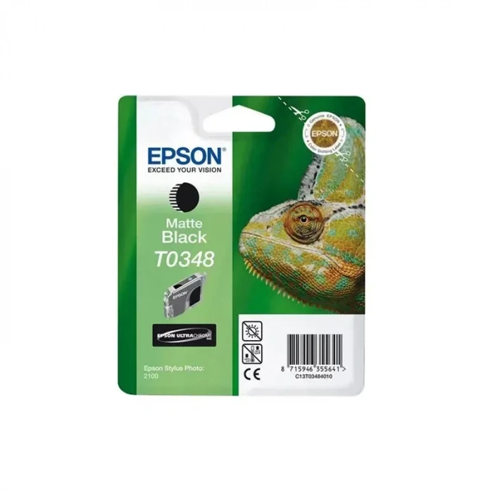 Outlet Epson T0348 C13t03484020 Mat Siyah Orjinal Kartuş 440 Sayfa (photo 2100 2200)